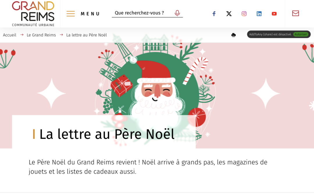 La lettre au père Noël